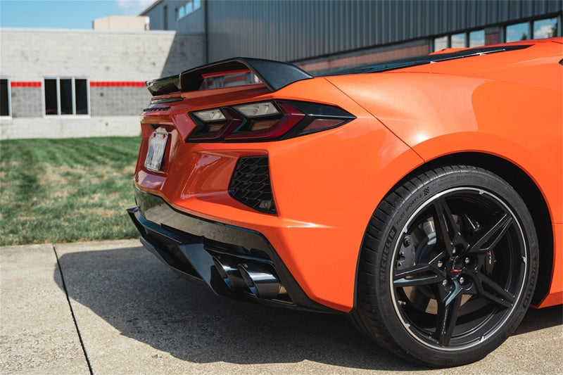 Corsa 2020–25 Corvette C8 3 Zoll Xtreme Cat-Back-Auspuff, 4,5 Zoll schwarze Quad-Endrohre – entfernt serienmäßiges AFM-Ventil
