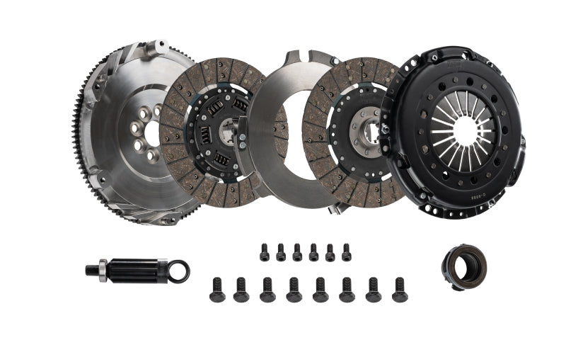 DKM Clutch BMW E46 M3 MS Doppelscheiben-Kupplungssatz mit Stahlschwungrad (890 Nm Drehmoment)