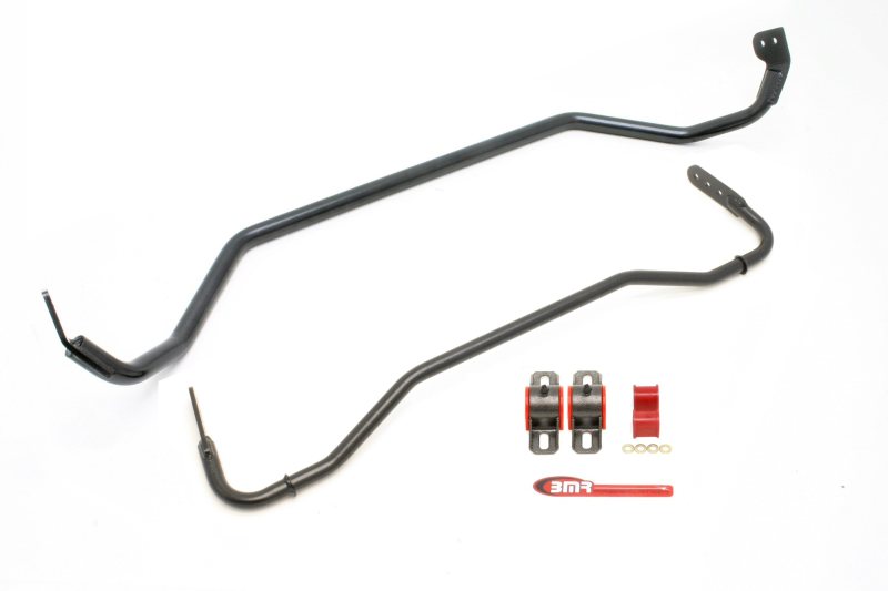 BMR 08–09 Pontiac G8 Stabilisator-Kit vorne und hinten mit Buchsen – Schwarz Hammerschlag