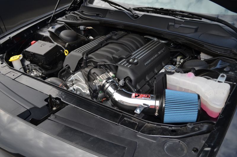 Injen 11-20 Dodge Challenger SRT-8 6,4 l V8 Wrinkle Black Power-Flow Short Ram Intake