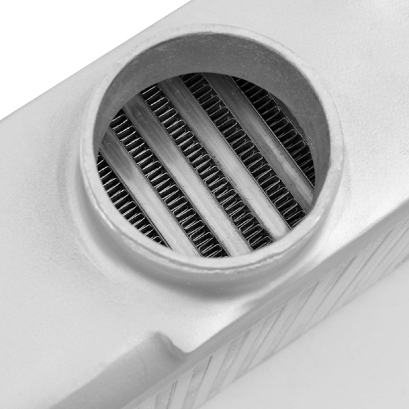 Mishimoto Subaru 02–07 WRX/04–07 STi Top-Mount-Ladeluftkühler-Kit – pulverbeschichtete silberne und rote Schläuche