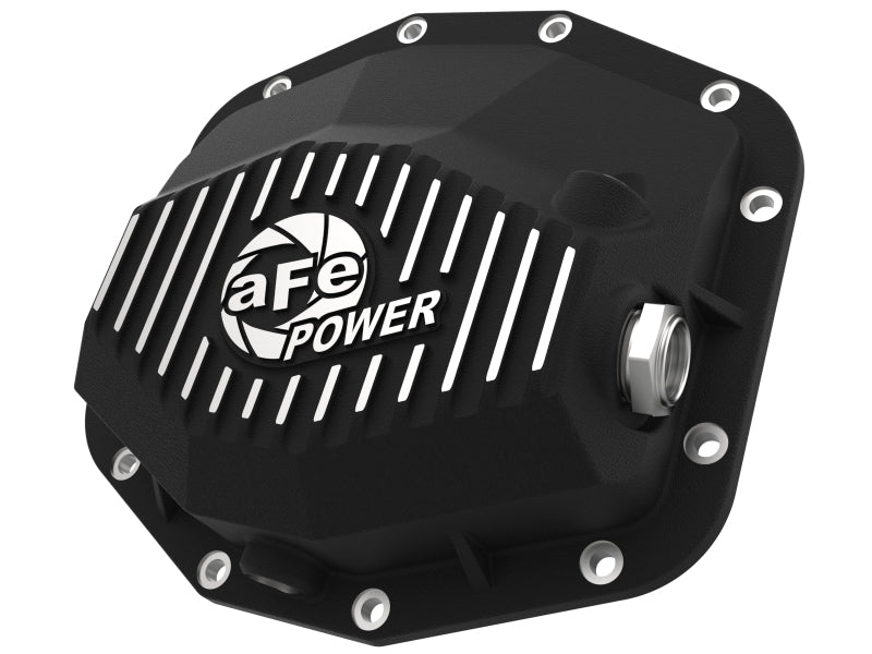 aFe POWER 21-22 Ram 1500 TRX Hemi V8 6.2L (sc) PRO Series Hinterachs-Differentialdeckel, schwarz mit bearbeiteter