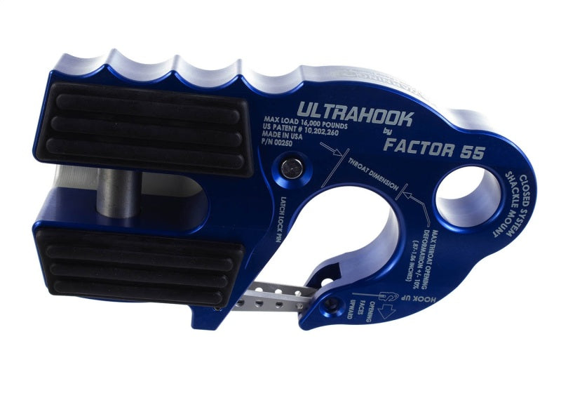 Ford Racing Factor 55 UltraHook mit Seilschutz – Blau