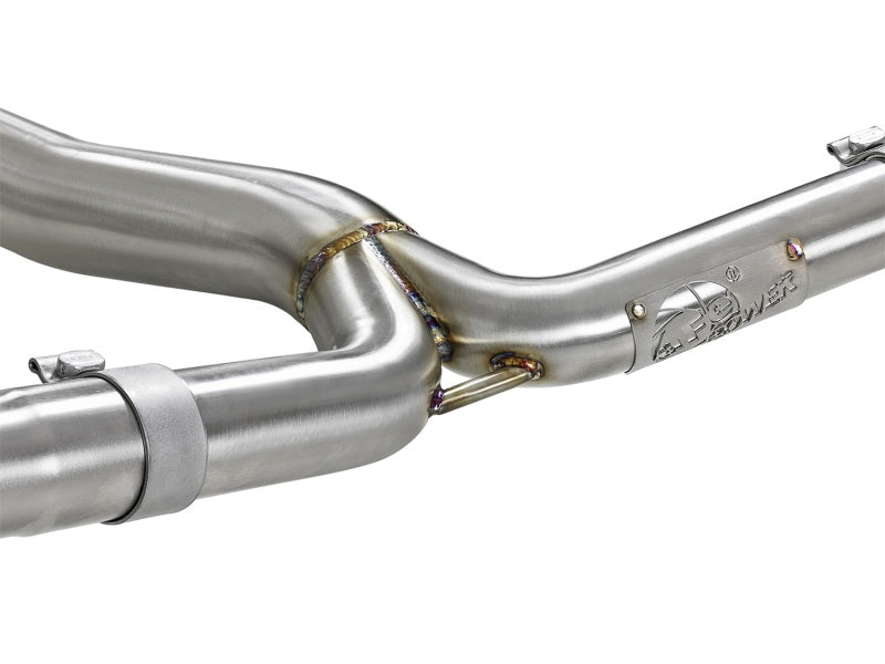aFe Takeda 3 Zoll SS Auspuff Cat-Back 15–16 Subaru WRX/STI 2,0 l/2,5 l polierte Spitzen