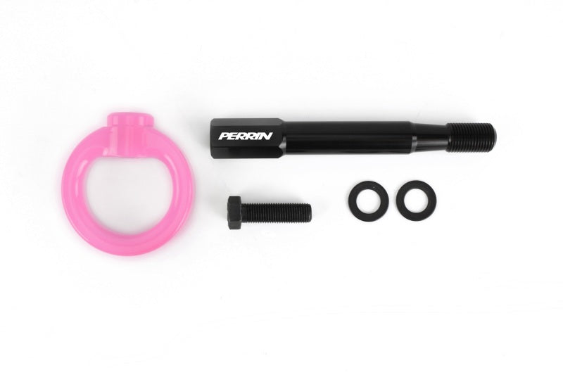 PERRIN 15-19 Subaru WRX/STI Abschlepphaken-Kit (hinten) – Hyper Pink