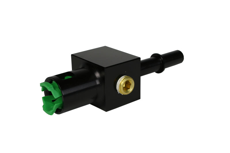 Aeromotive 3/8-Zoll-Schnellanschluss mit AN-08-Anschluss und 1/8-Zoll-Messanschluss