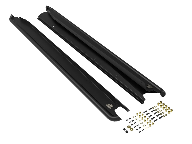 aFe POWER 15-19 Subaru Outback H4 2,5 l / H6 3,6 l Terra Guard Trail Slider Steps – Schwarz