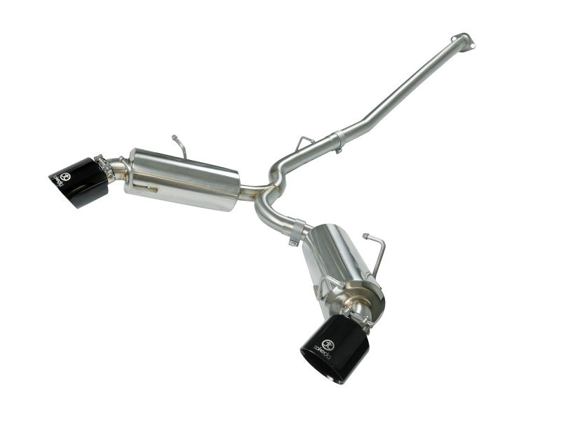 aFe Takeda Auspuff Axle-Back 13-15 Scion FRS / Subaru BRZ 304SS Schwarzer Doppelrohrauspuff