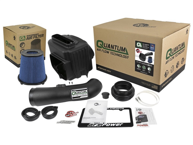 aFe Quantum Pro 5R Kaltluftansaugsystem 17-18 GM/Chevy Duramax V6-6.6L L5P – geölt