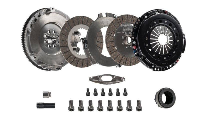DKM Clutch BMW E9X 335i MS Organischer Doppelscheiben-Kupplungssatz mit Schwungrad (890 Nm Drehmoment)