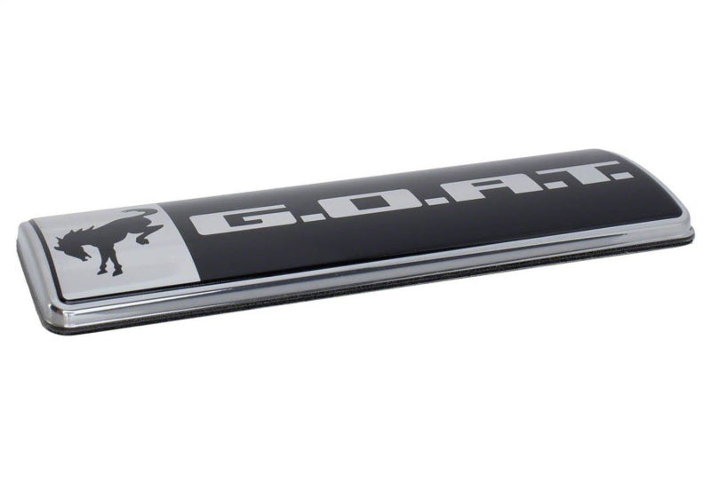 Ford Racing Bronco/Bronco Sport GOAT-Emblem – Schwarz/Chrom