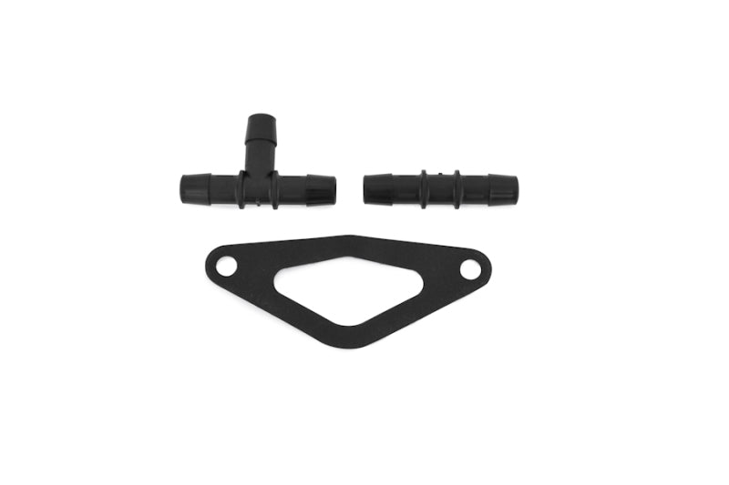 Mishimoto Subaru 02–07 WRX/04–07 STi Top-Mount-Ladeluftkühler-Kit – pulverbeschichtete silberne und blaue Schläuche