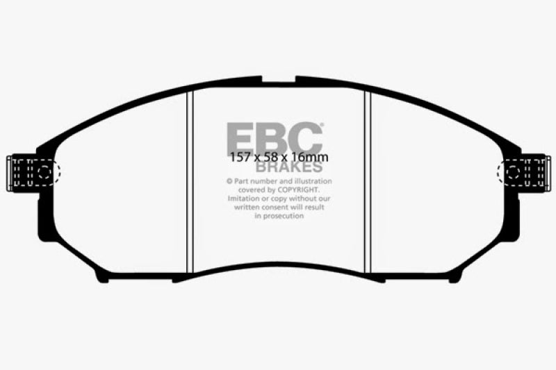 EBC 08-13 Infiniti EX35 3.5 Yellowstuff Bremsbeläge vorne