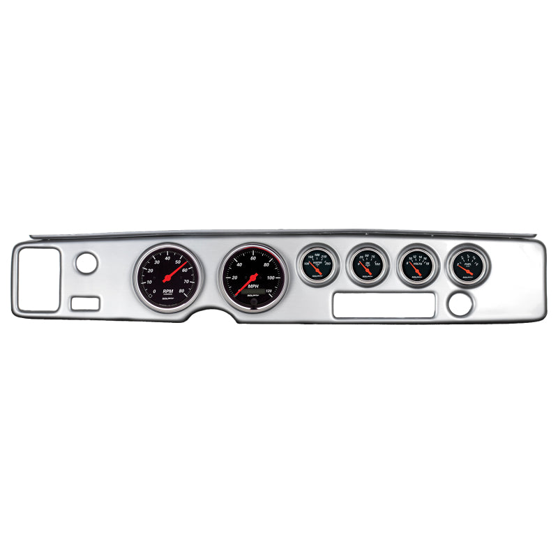 Autometer Designer Black 70-81 Firebird Armaturenbrett-Kit, 6-teilig, Drehzahlmesser/MPH/Kraftstoff/Öl/WTMP/Volt