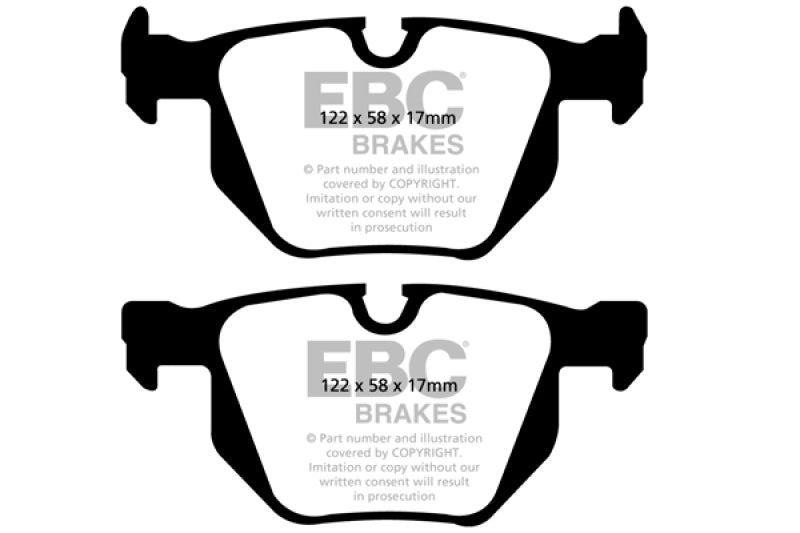 EBC 06-12 BMW 335i 3.0T (E90/E92/E93) Bluestuff Bremsbeläge hinten