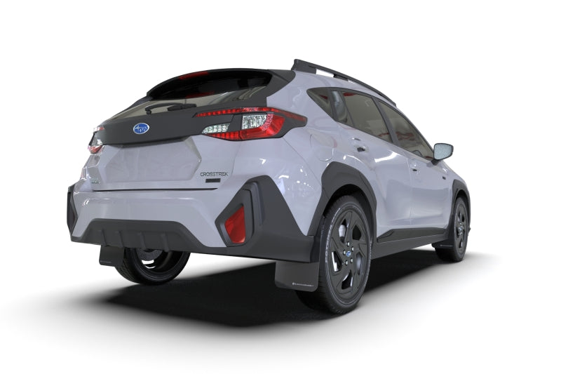 Rally Armor 24–25 Subaru Crosstrek Schwarz UR Schmutzfänger Rotes Logo