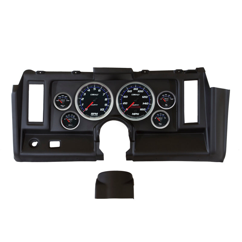 Autometer Cobalt 1969 Camaro Armaturenbrett-Kit, 6-teilig, Drehzahlmesser/MPH/Kraftstoff/Öl/WTMP/Volt