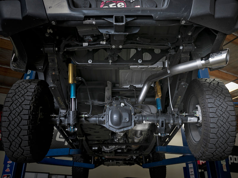 aFe MACH Force-Xp 3,0 Zoll 304 SS Cat-Back-Auspuff mit polierter Spitze 17-18 GM Colorado/Canyon