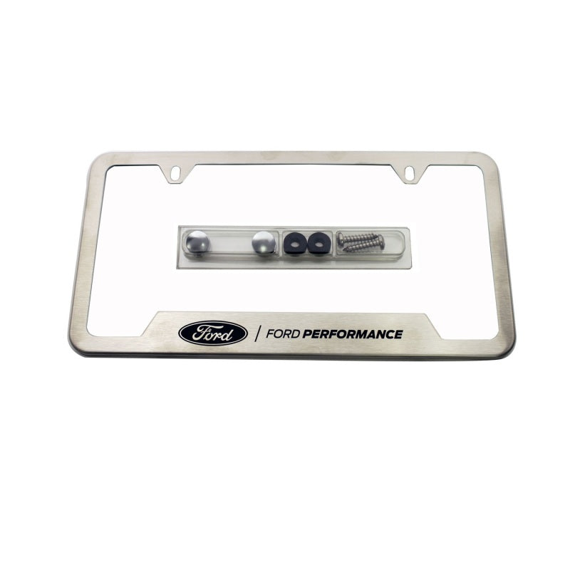 Ford Racing Edelstahl Ford Performance Nummernschildrahmen