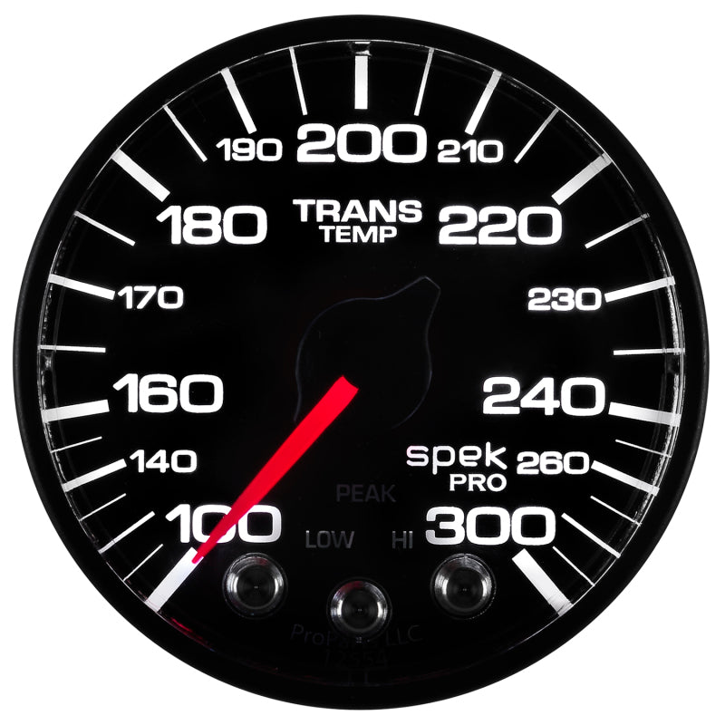 Autometer Spek-Pro 52,4 mm 100–300 Grad F Digitaler Schrittmotor-Trans-Temperaturmesser