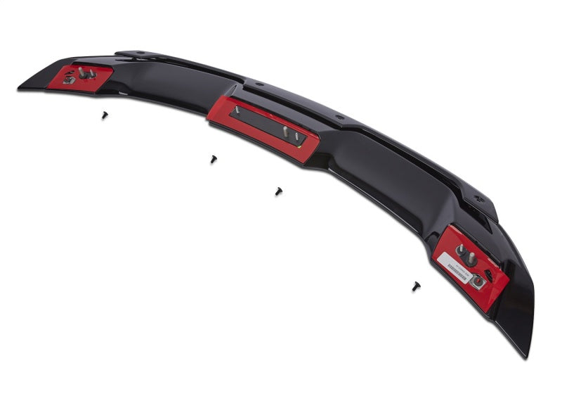 Ford Racing 15-23 Mustang Coupé, glänzend schwarzer Heckspoiler mit Gurney Flap