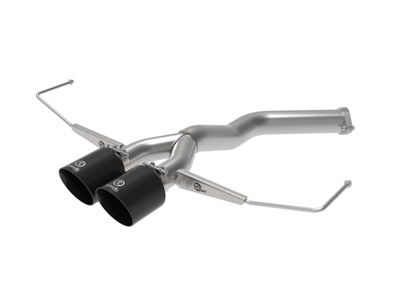 aFe Takeda 3 Zoll-2,5 Zoll 304 SS Axle-Back-Auspuff mit schwarzer Spitze 19-20 Hyundai Veloster I4-1,6 l (t)