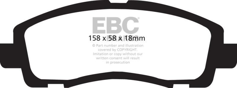 EBC 05-14 Honda Ridgeline 3.5 Greenstuff Bremsbeläge vorne