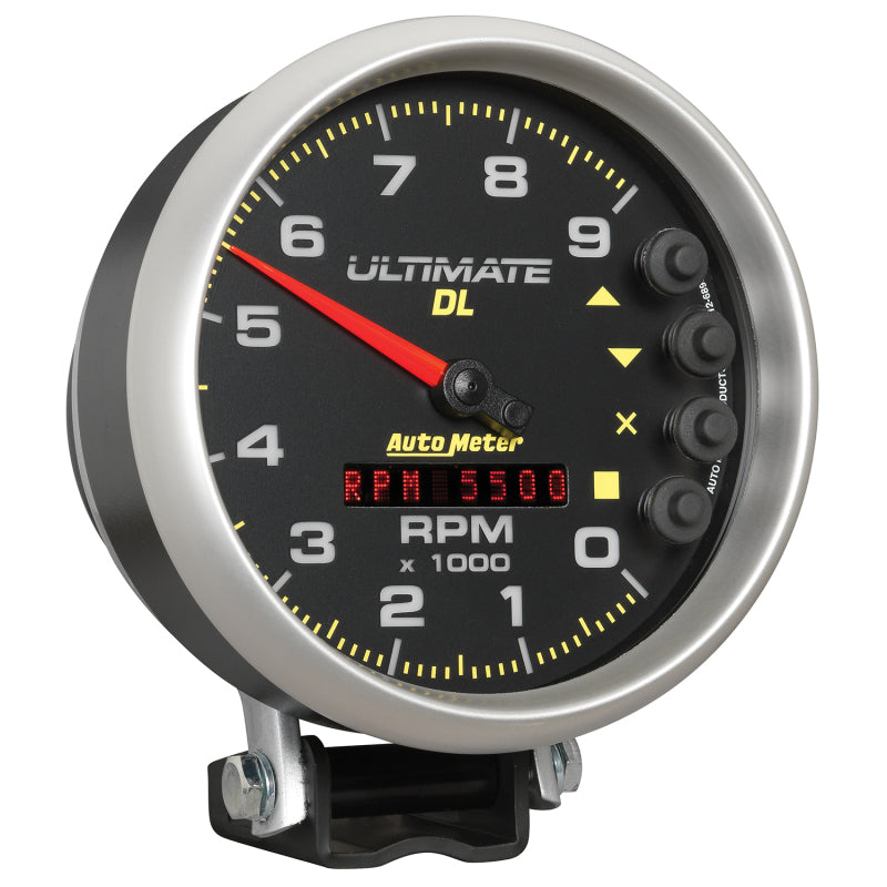 Autometer Ultimate DL Playback Drehzahlmesser, 12,7 cm, 9000 U/min, Schwarz