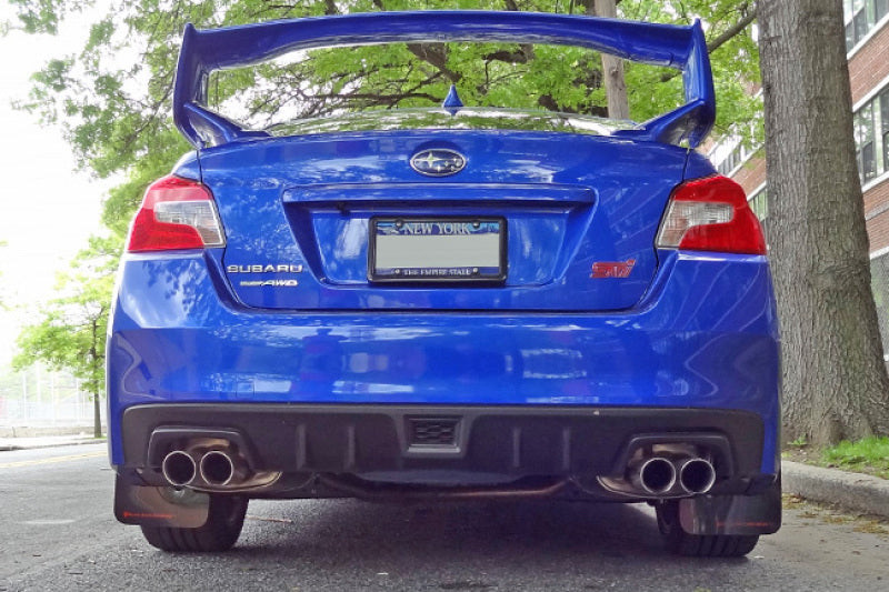 Rally Armor 15-21 Subaru WRX/STI Roter UR-Schmutzfänger mit weißem Logo
