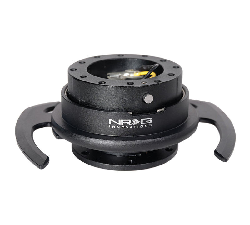 NRG Quick Release Kit Gen 4.0 – Schwarzes Gehäuse / Schwarzer Ring mit Griffen