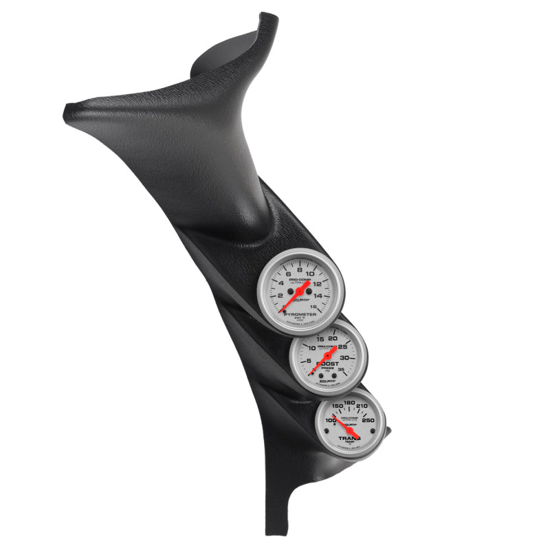 Autometer 99-06 Ford Powerstroke/SD Schwarzes Triple Pillar Ultra-Lite Messgeräte-Kit