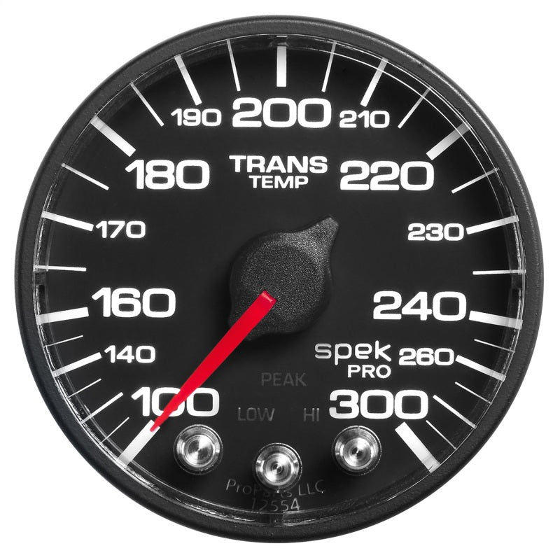 Autometer Spek-Pro 52,4 mm 100–300 Grad F Digitaler Schrittmotor-Trans-Temperaturmesser