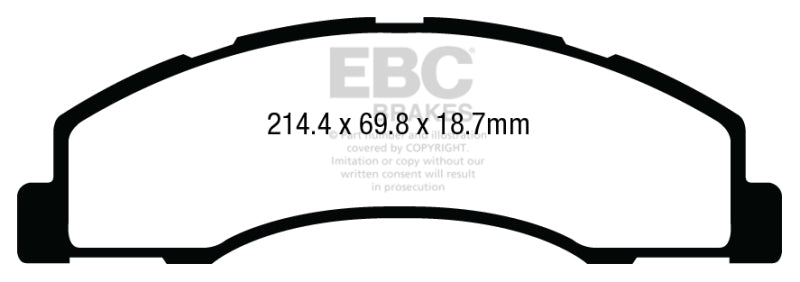 EBC 08-14 Ford Econoline E150 4.6L Extra Duty Bremsbeläge vorne