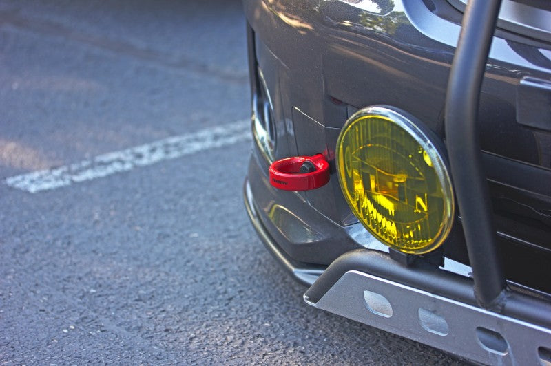 PERRIN 08-14 Subaru WRX/STI Abschlepphaken-Set (vorne) – Rot