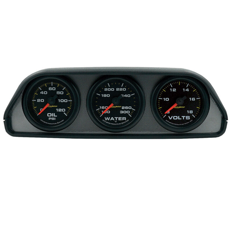 AutoMeter Extreme Environment 3 Gauge Kit mit Universal Dash Pod