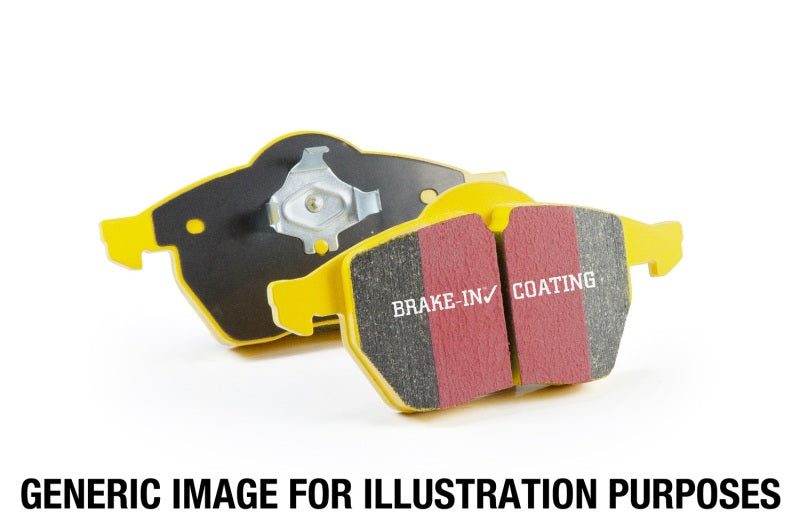 EBC 06-13 Audi A3 2.0 Turbo (Girling-Bremssattel hinten) Yellowstuff-Bremsbeläge hinten