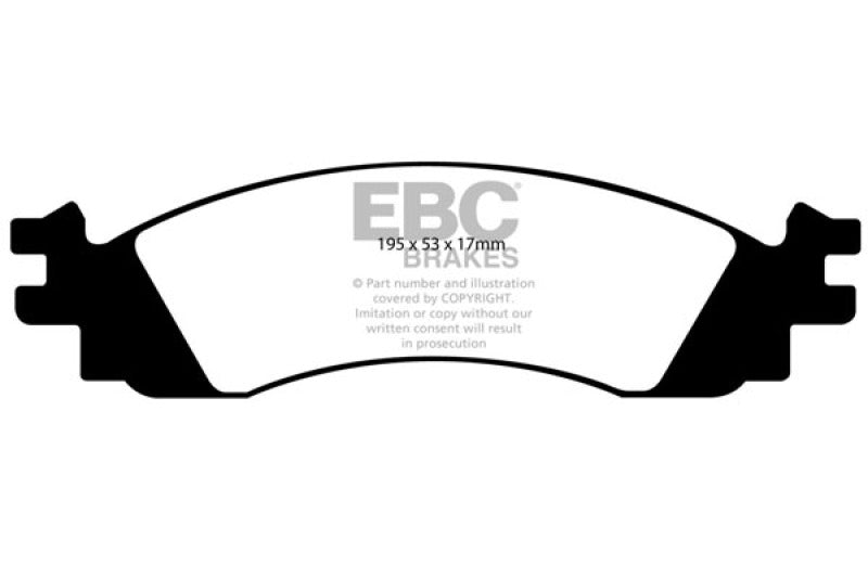 EBC 06-10 Ford Explorer 4.0 2WD Yellowstuff Bremsbeläge vorne