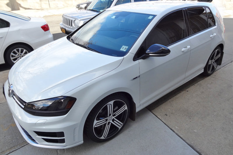 Rally Armor 15-17.5 MKVII VW Golf R Schwarzer UR-Schmutzfänger mit blauem Logo