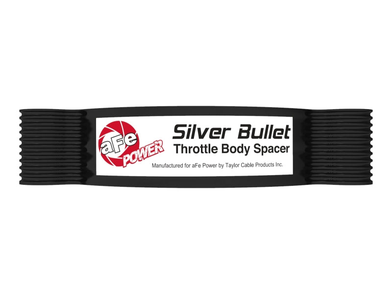 aFe 2020 Vette C8 Silver Bullet Aluminium-Drosselklappen-Abstandshalter / Funktioniert nur mit Werkseinlass - Schwarz