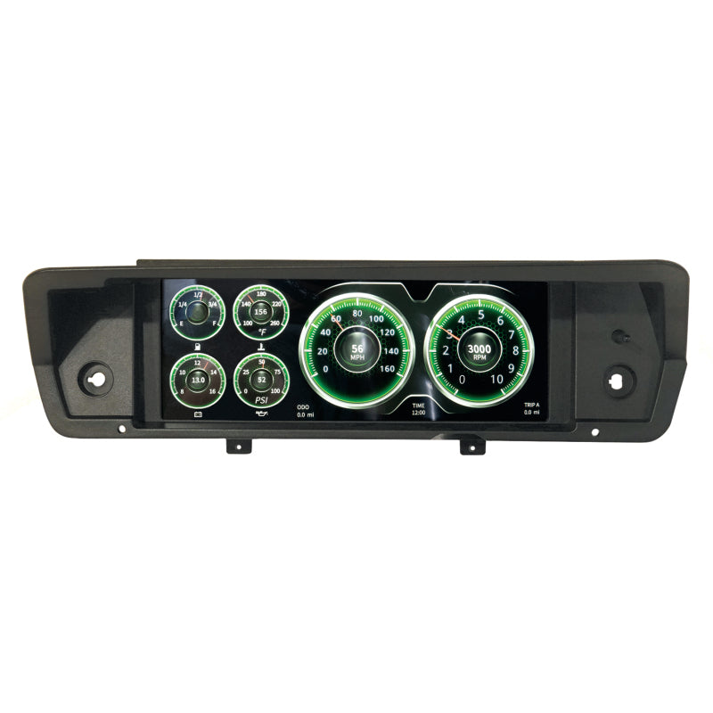 AutoMeter 72-76 Dodge/Plymouth A-Body InVision Direktmontage Digitales Armaturenbrett, Farb-LCD
