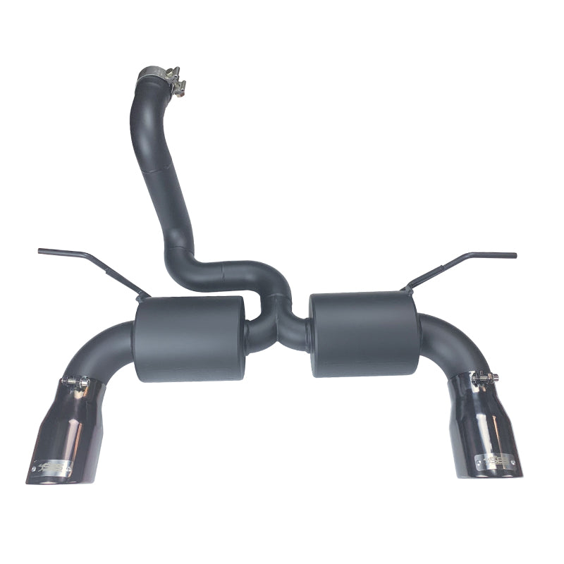 Injen 18–20 Jeep Wrangler JL L4-2.0L Turbo / V6-3.6L SS Axle-Back-Auspuff – Schwarz