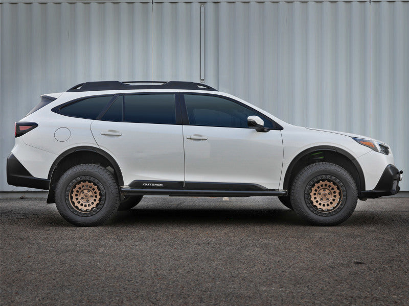 aFe POWER 20–23 Subaru Outback H4 2,4 l (t)/H4 2,5 l Terra Guard Trail Slider Steps – Schwarz