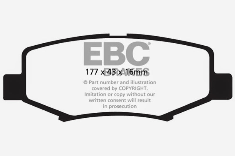 EBC 06-11 Dodge Nitro 3.7 Greenstuff Bremsbeläge hinten