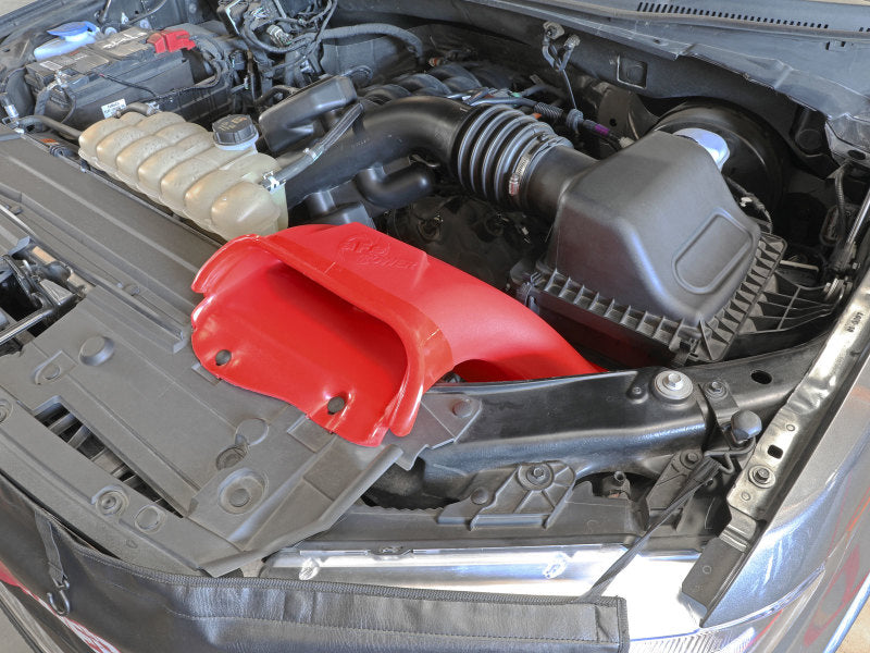 aFe Rapid Induction Dynamic Air Scoop 2021+ Ford F-150V6/V8 - Rot