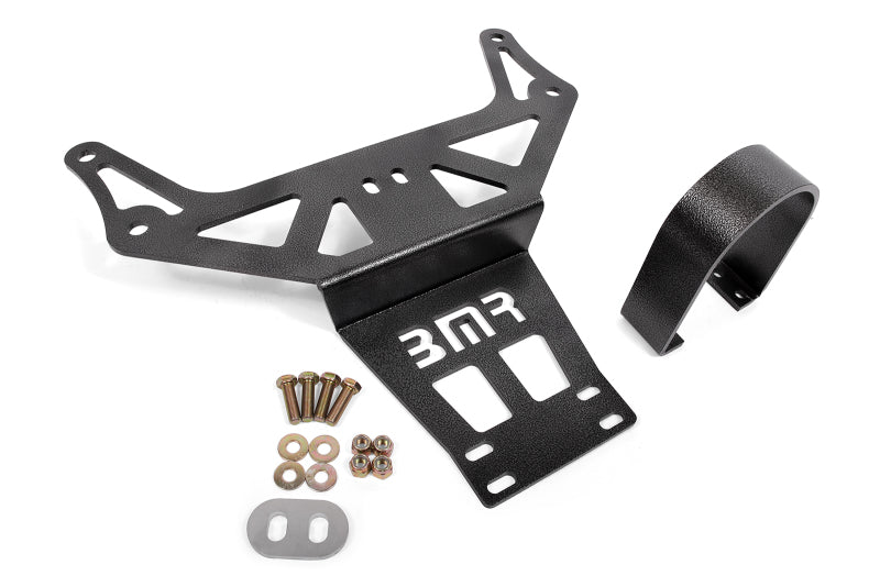 BMR 15-18 Dodge Challenger (Automatikgetriebe) Hellcat/Demon Antriebswellen-Sicherheitsschlaufe – Schwarzer Hammerschlag