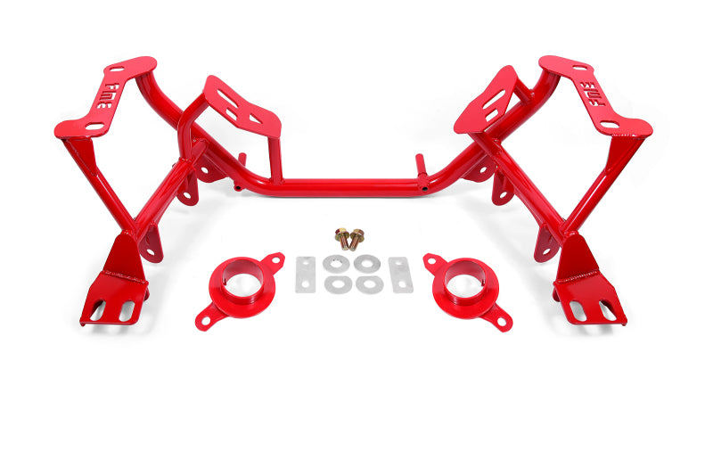 BMR 96–04 Ford Mustang K-Member Standardversion mit Federtellern – Rot