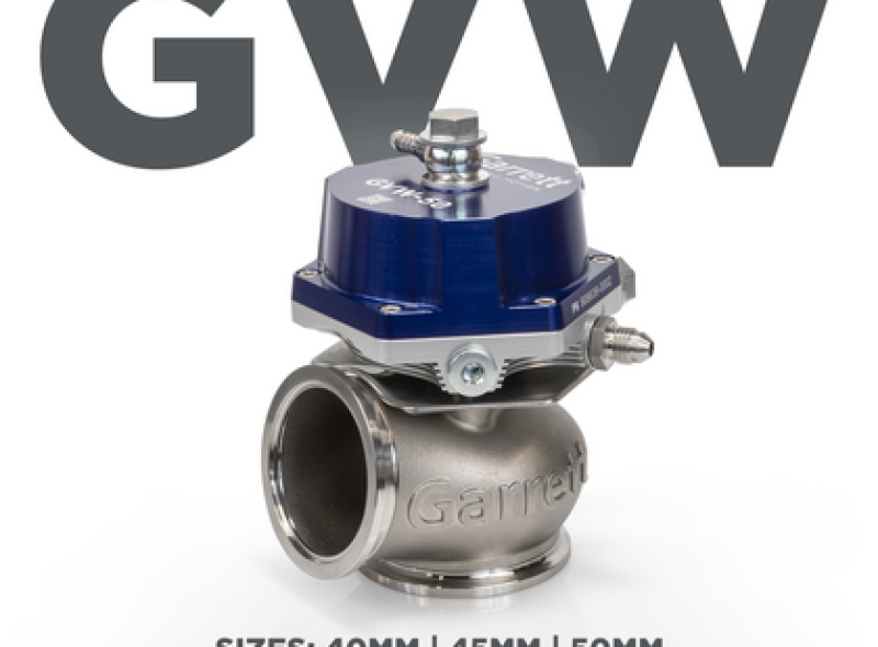 Garrett GVW-40 40-mm-Wastegate-Kit – Blau