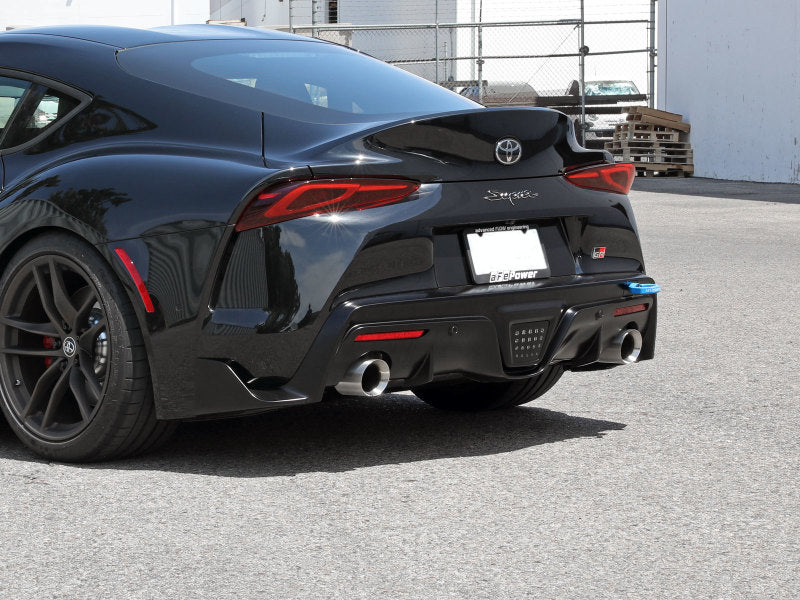 aFe Control Abschlepphaken hinten Blau 20-21 Toyota GR Supra (A90)