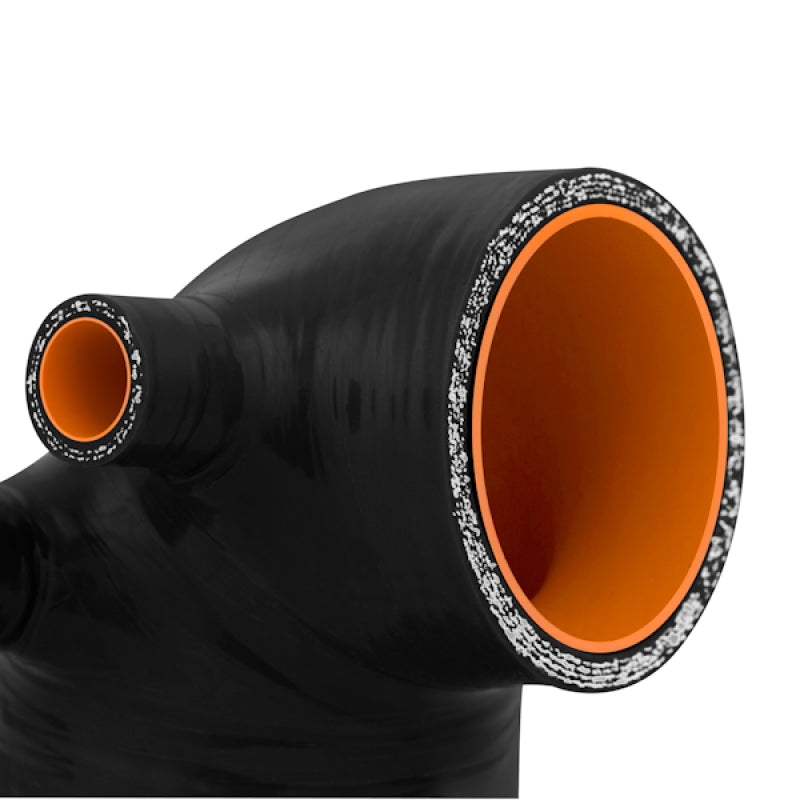 Mishimoto 92–99 BMW E36 (325/328/M3) mit 3,5 Zoll HFM-Ansaugmanschette aus schwarzem Silikon