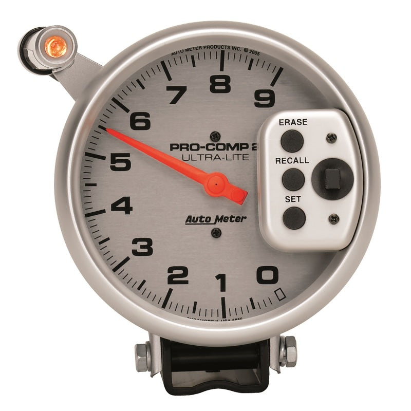 Autometer Ultra-Lite 5 Zoll 9000 U/min Einzelbereich mit Shift-Lite und Memory-Tachometer